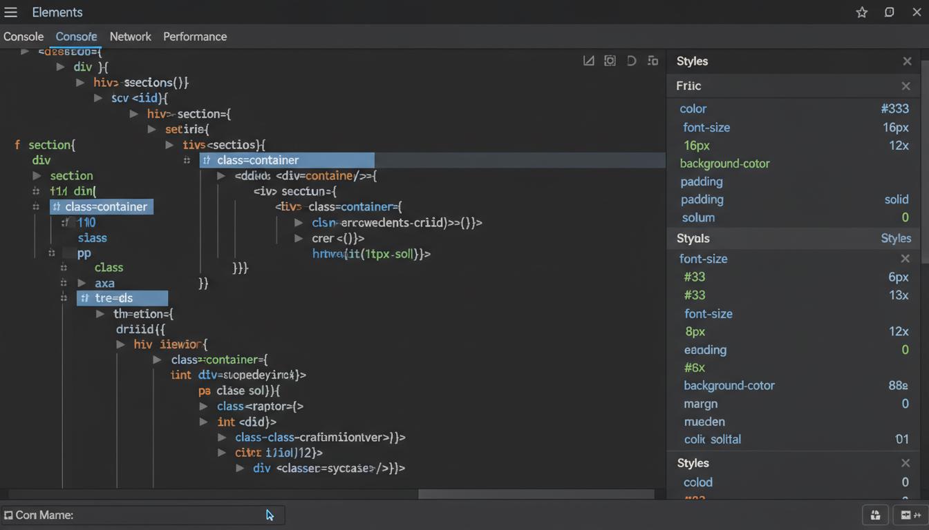 Chrome DevTools 开发者工具调试界面