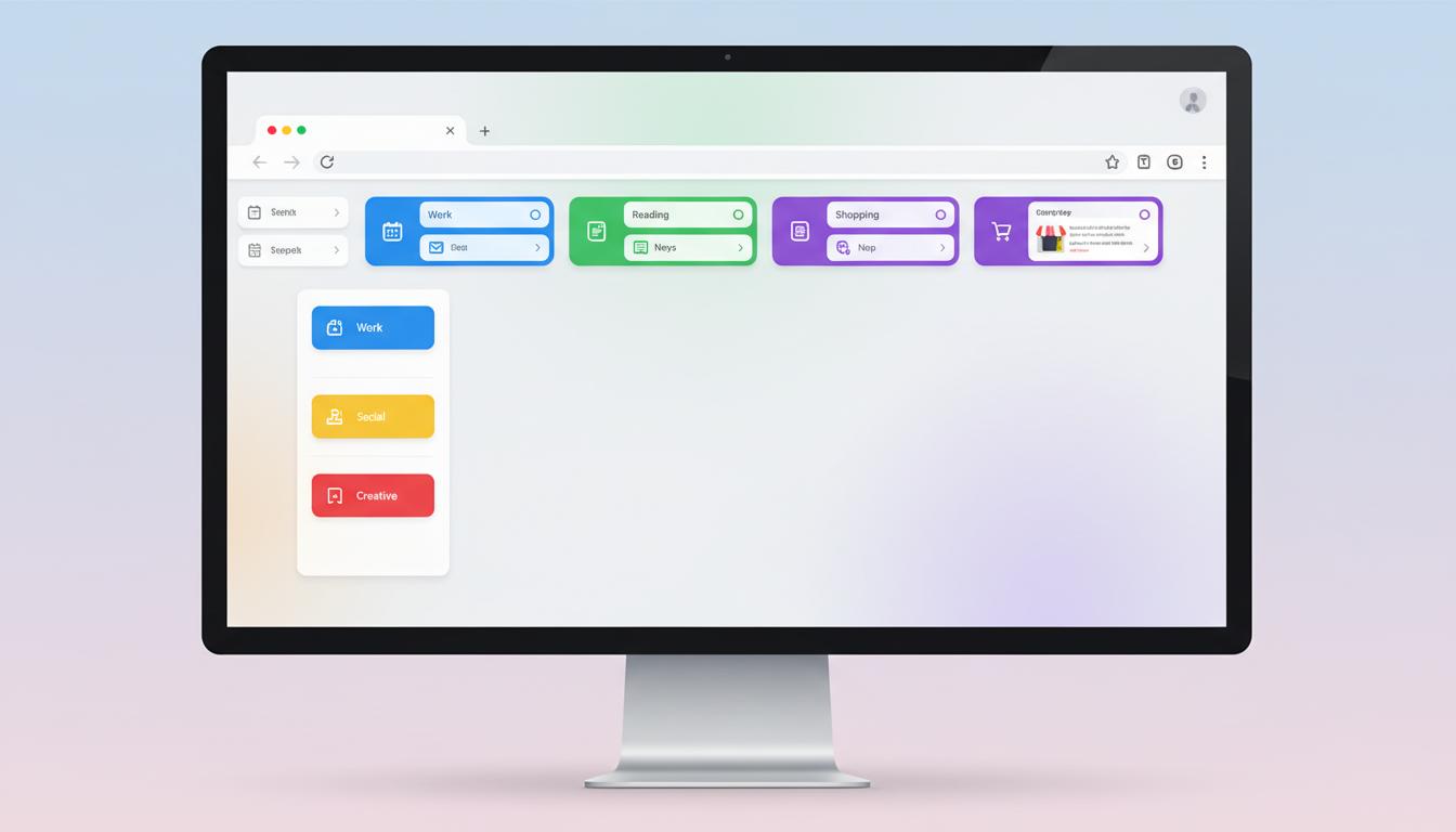 Chrome 智能标签页管理功能展示界面